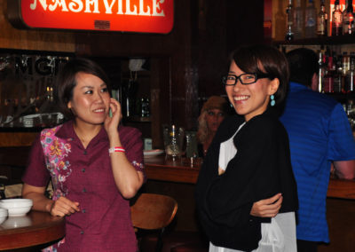 Two Japanese ladies talking